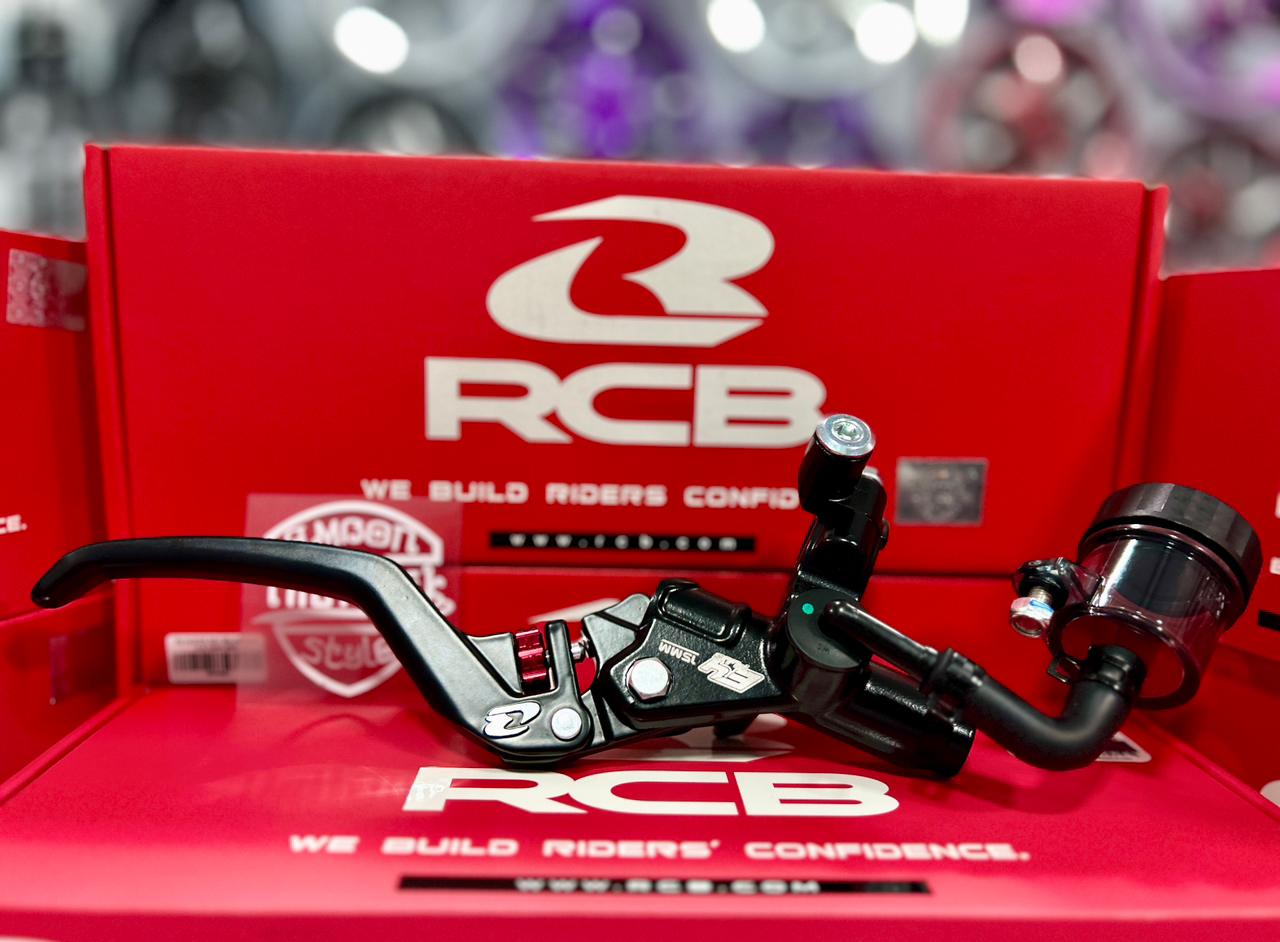 RCB MASTER BRAKE PUMP E4+ RH 15 MM BLACK