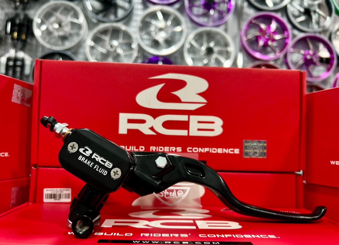 RCB MASTER BRAKE PUMP E-3 RH 14 MM BLACK