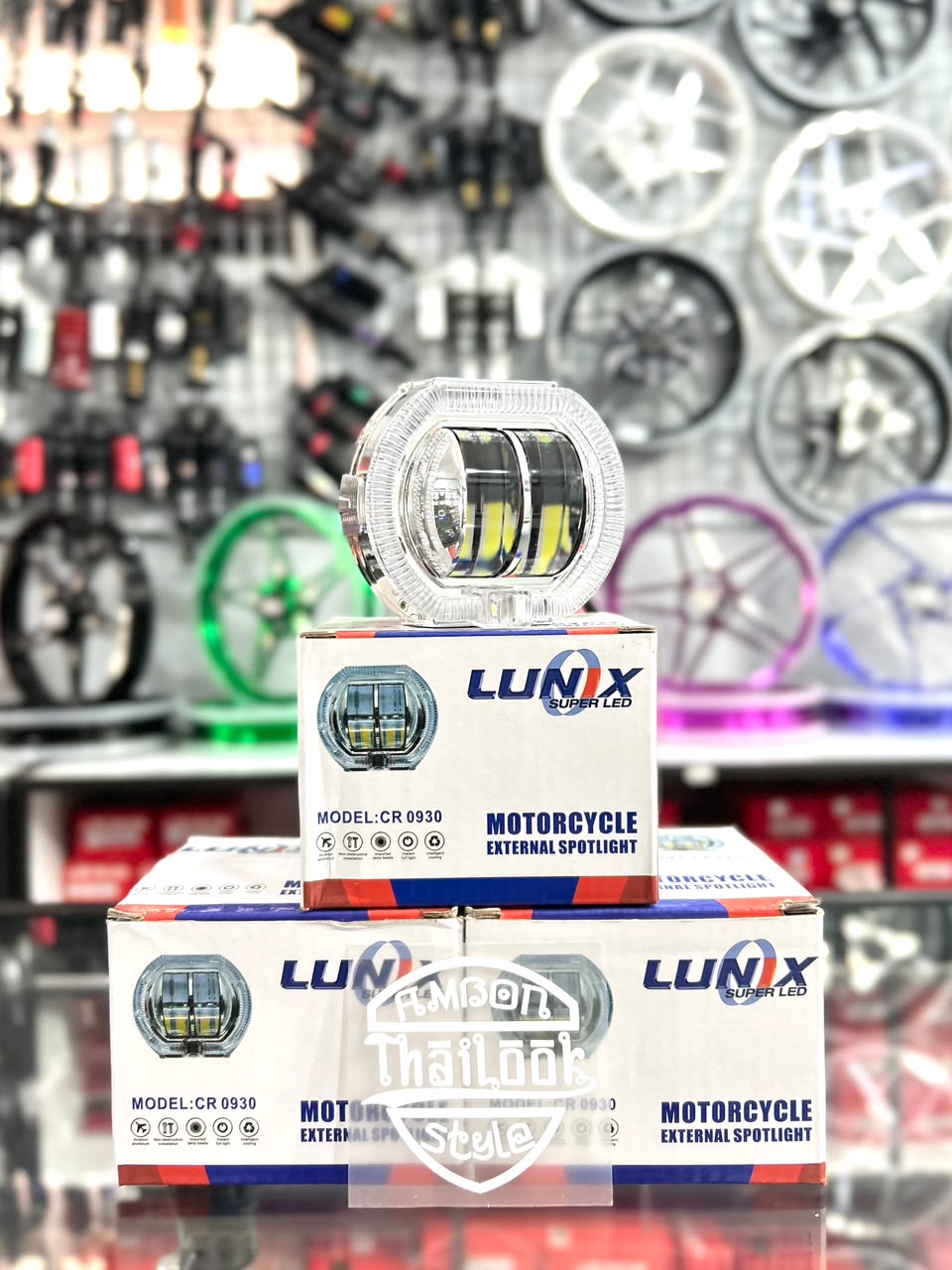 BILED ALA-ALA LUNIX- RING WHITE  DEVIL ICE BLUE