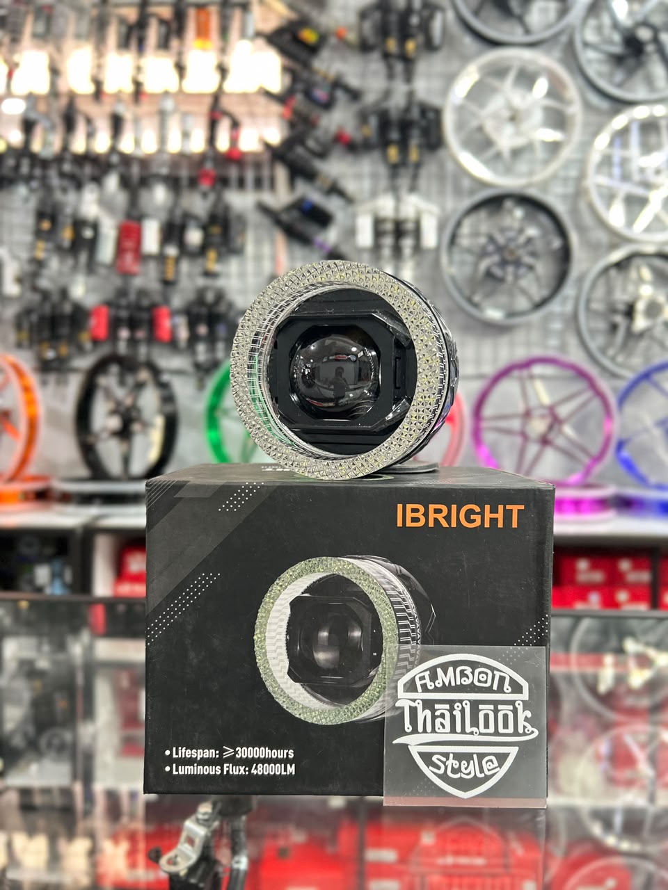 BILED IBRIGHT DC 12-80V DEVIL ICE BLUE RING WHITE