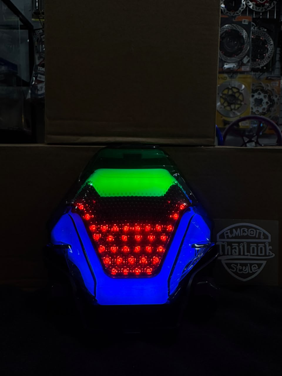 LAMPU STOP REM MX KING FULL RGB