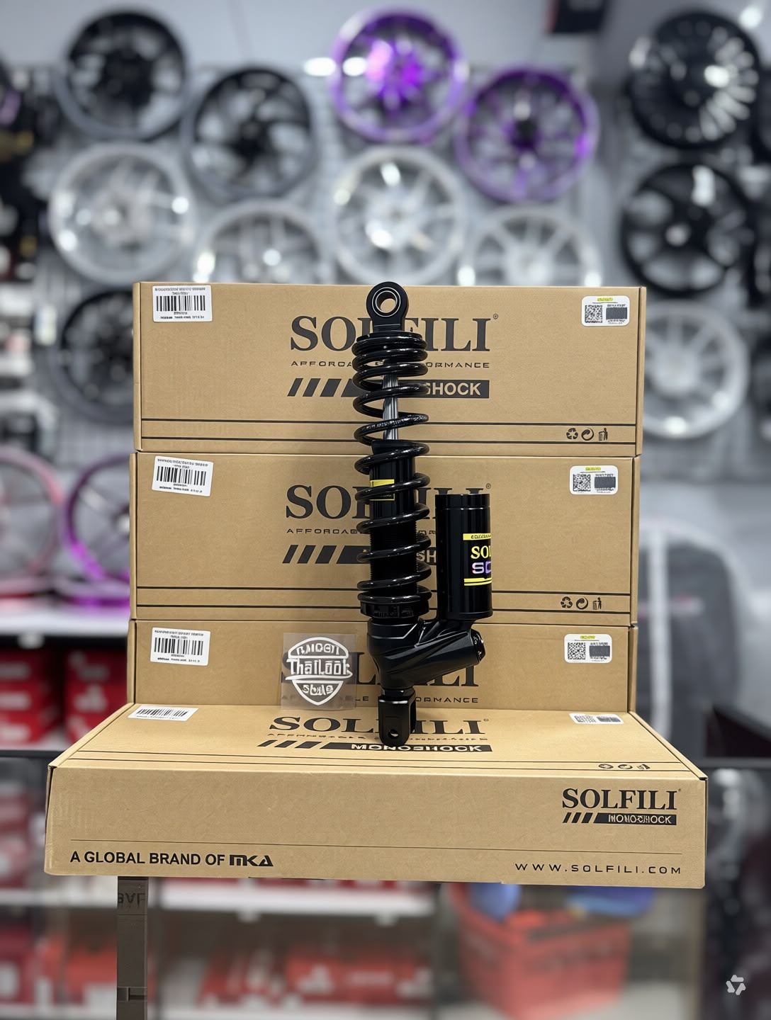 SOLFILI MONOSHOCK SD-1A VARIO 150 330MM -BLACK