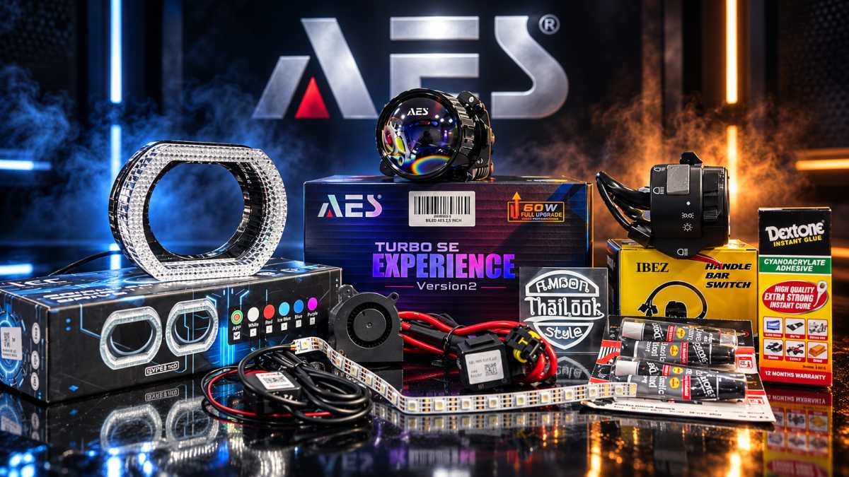 PAKETAN LAMPU BILED AES