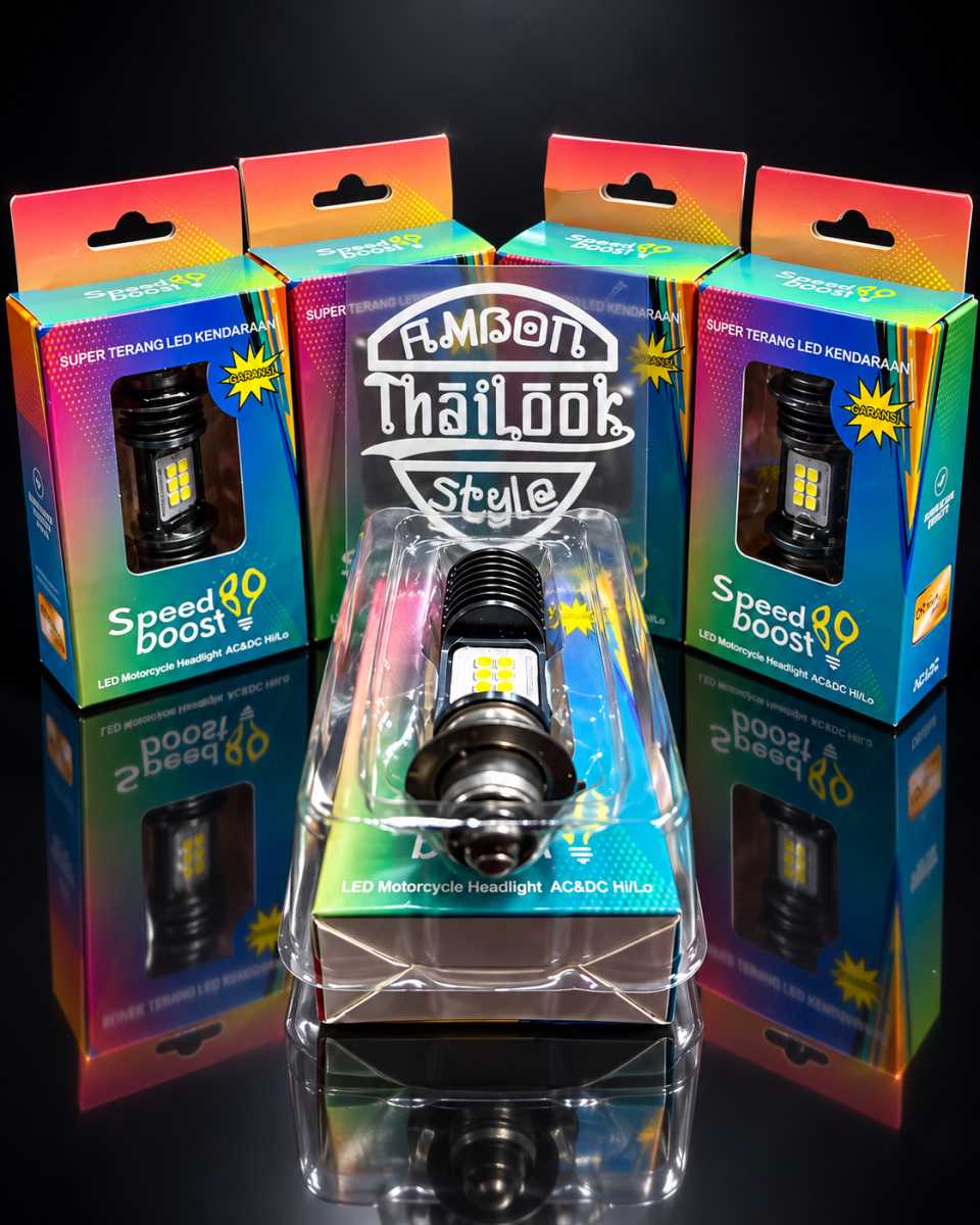 LAMPU DEPAN 12 MATA SPEED BOOST